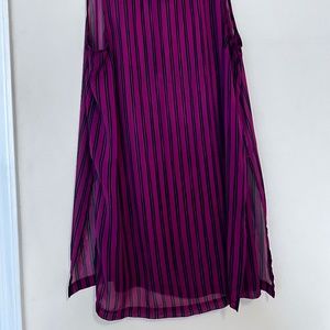 Striped Tunic Shirt with slits